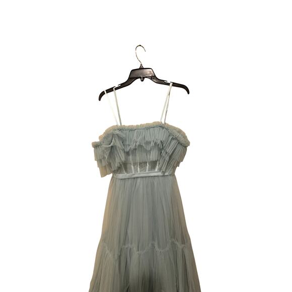 BCBGMAXAZRIA Off Shoulder Tiered Gown Size 4 New with Tags‎ - Picture 7 of 8